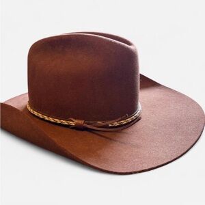 Master Hatters of Texas Wool Collection Brown Cowboy Hat - Size Small